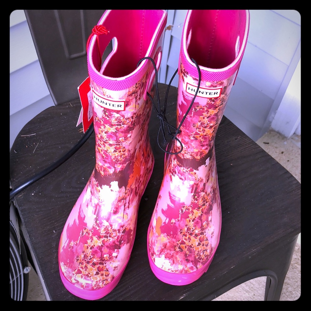 Little girls Hunter for Target rain boots.